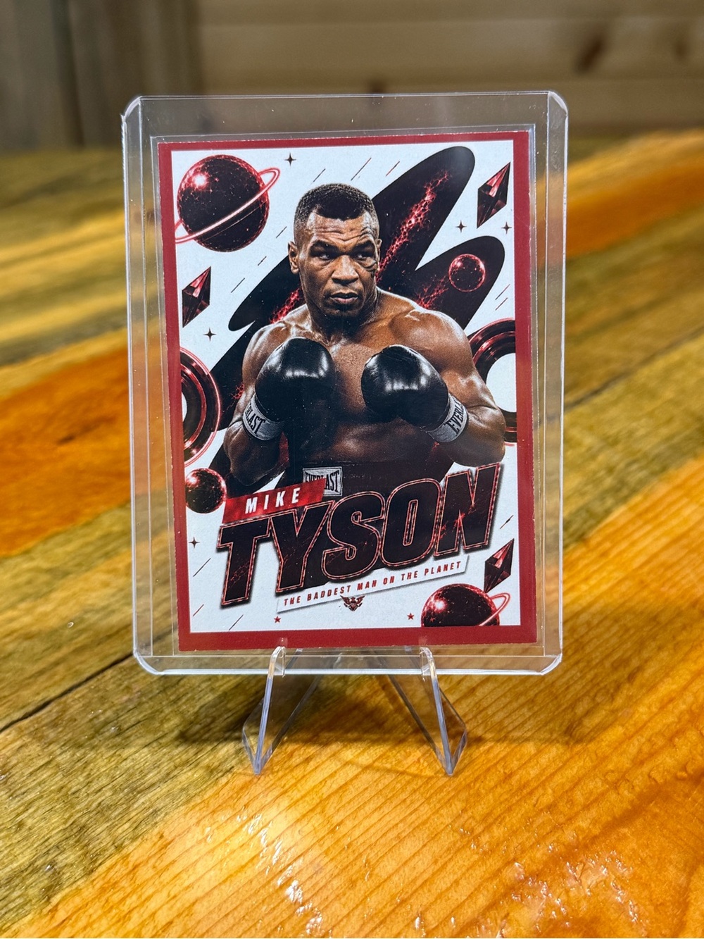Mike Tyson The Baddest Man On The Planet Custom Trading Card